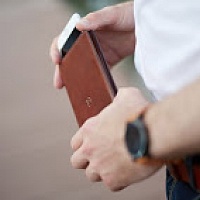 Tmavě hnědá peněženka s pouzdrem na iPhone 6 Plus/6S Plus | Peněženka s pouzdrem na iPhone 6+/6s+