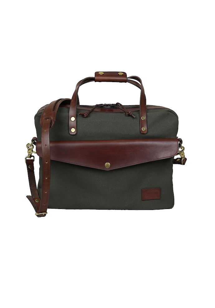 Briefcase - khaki